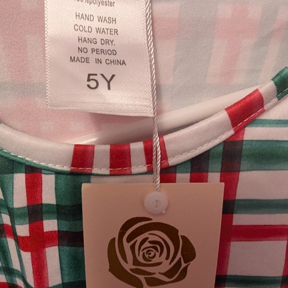 NWT Mia Belle Best Gift Plaid Holiday Tutu Dress - Picture 5 of 8